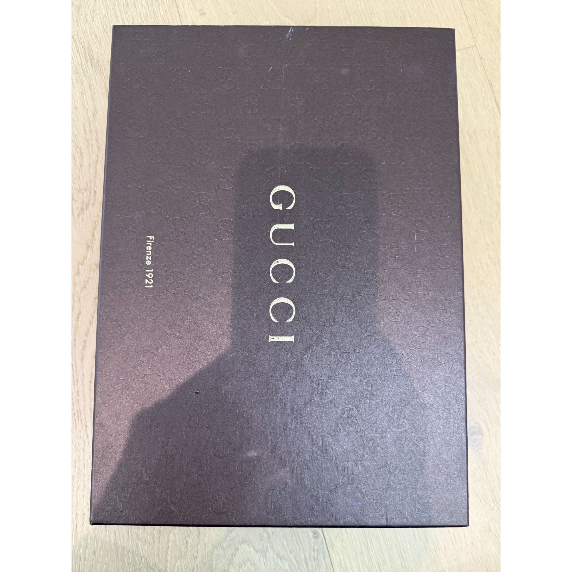 Gucci Women's Gucci 'Bernice' Patent Leather Peep-Toe Platform Pum Size US 7 / IT 37 - 14 Thumbnail