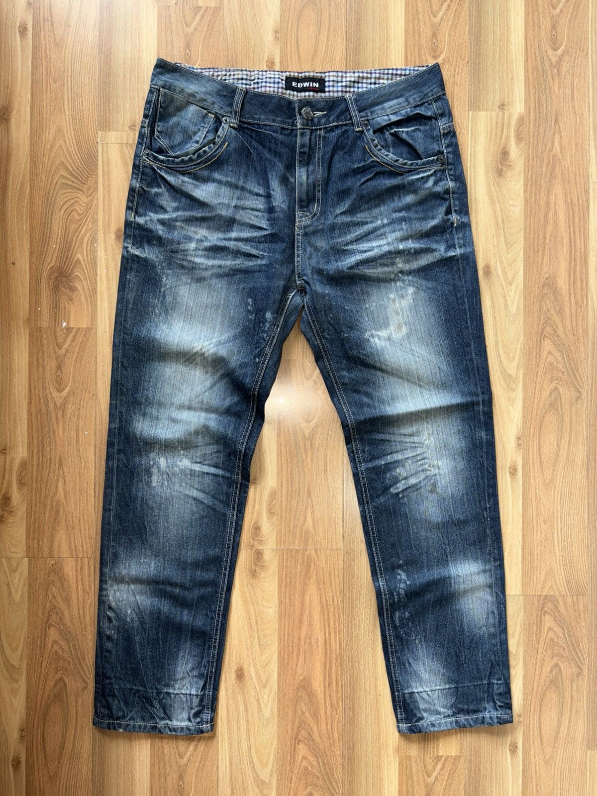 Edwin Vintage Edwin x Japanese brand x Streetwear Jeans Size US 36 / EU 52 - 1 Thumbnail