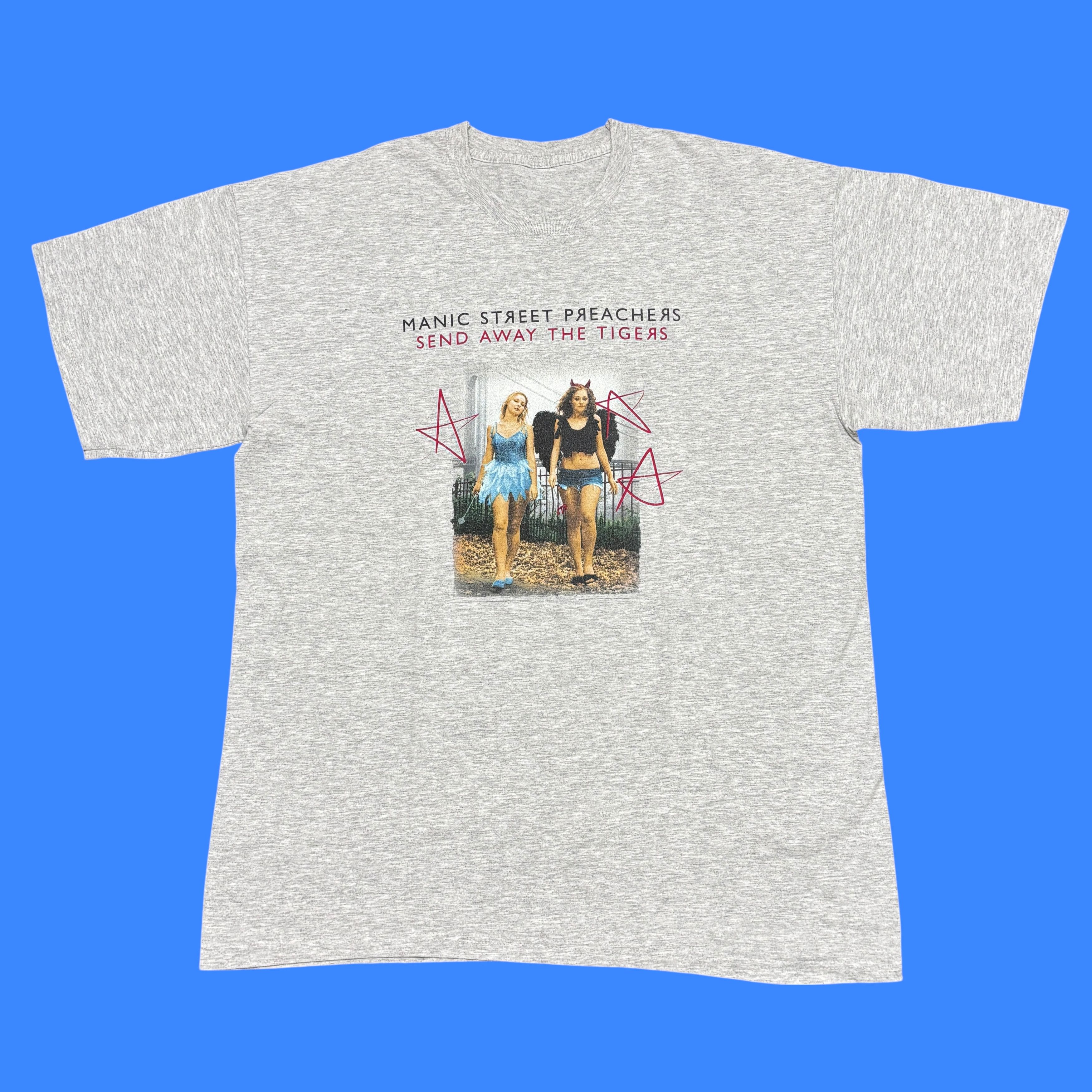 Band Tees × Vintage Oasis Shirt Box Logo Vintage Band Tees