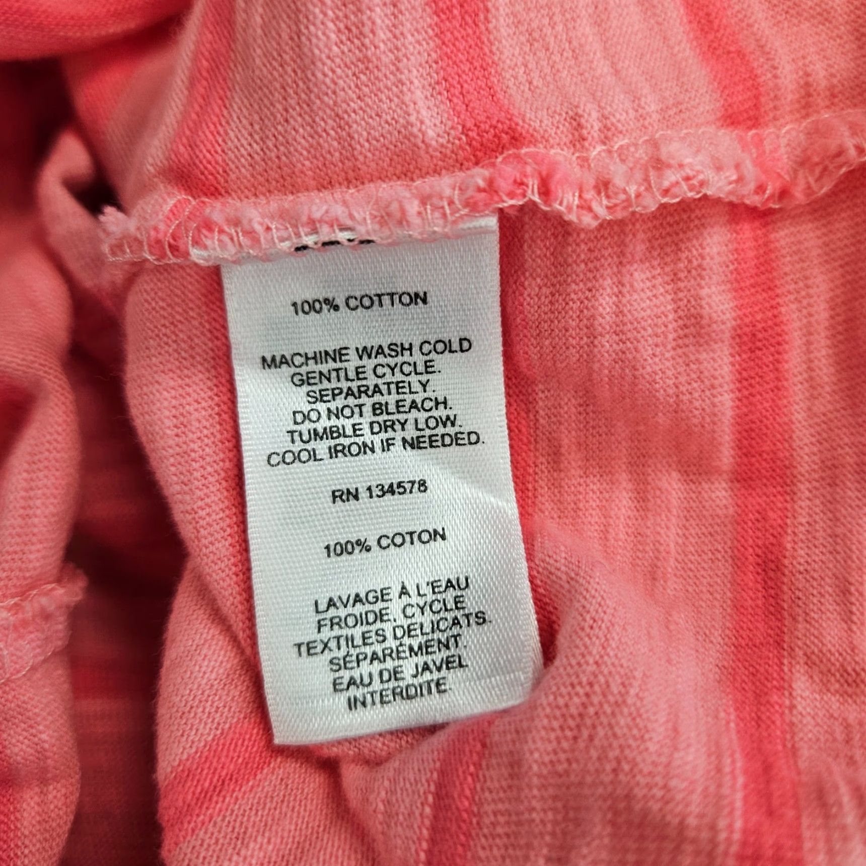 Vineyard Vines Vineyard Vines Womens Dress M Pink White Stripe Ombre Short Sleeve Shirt Dress Size 32" / US 10 / IT 46 - 5 Thumbnail