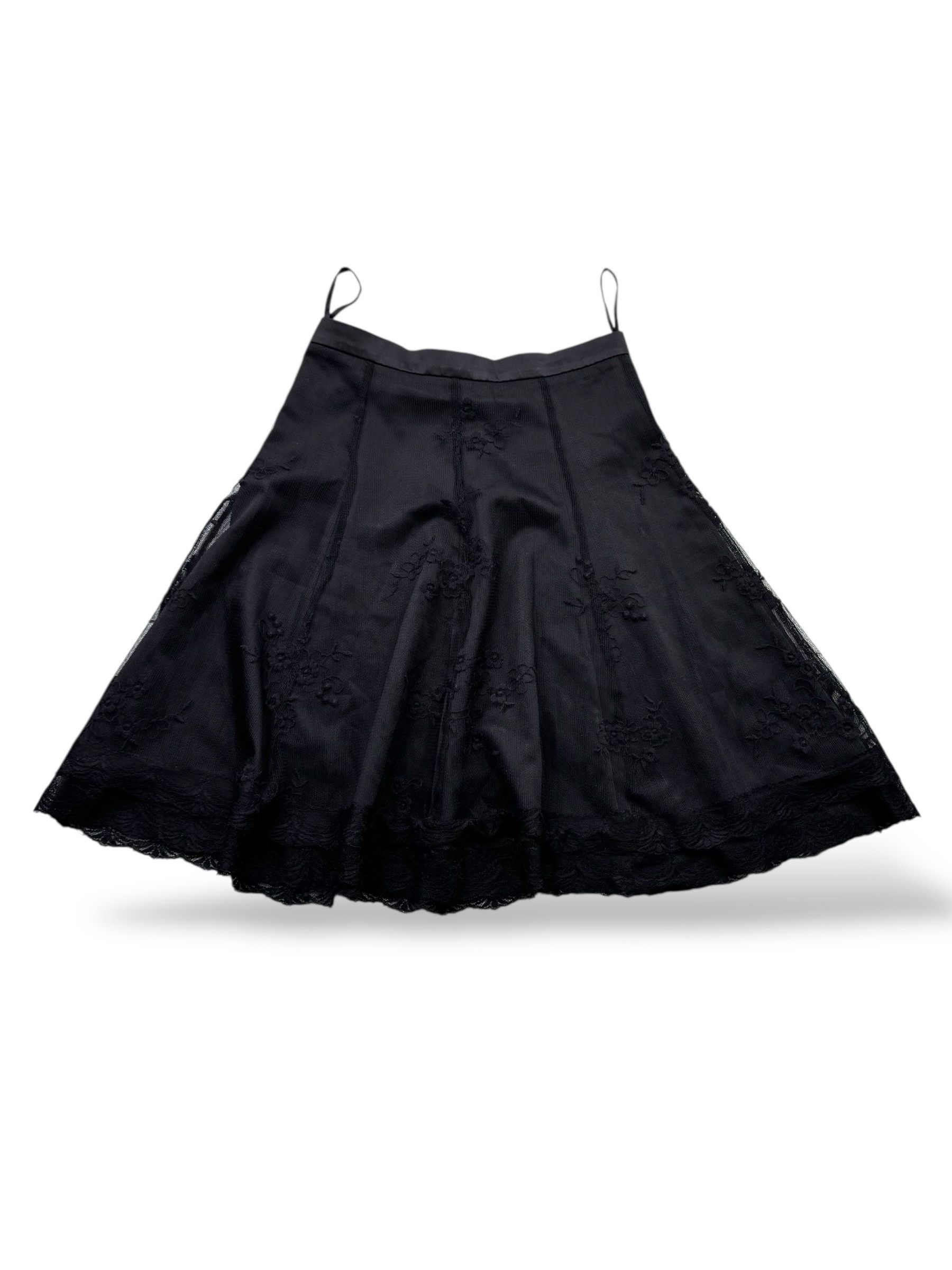 Vintage Vintage Flare Skirt W252(V9) Size 25" / US 0 / IT 36 - 3 Thumbnail