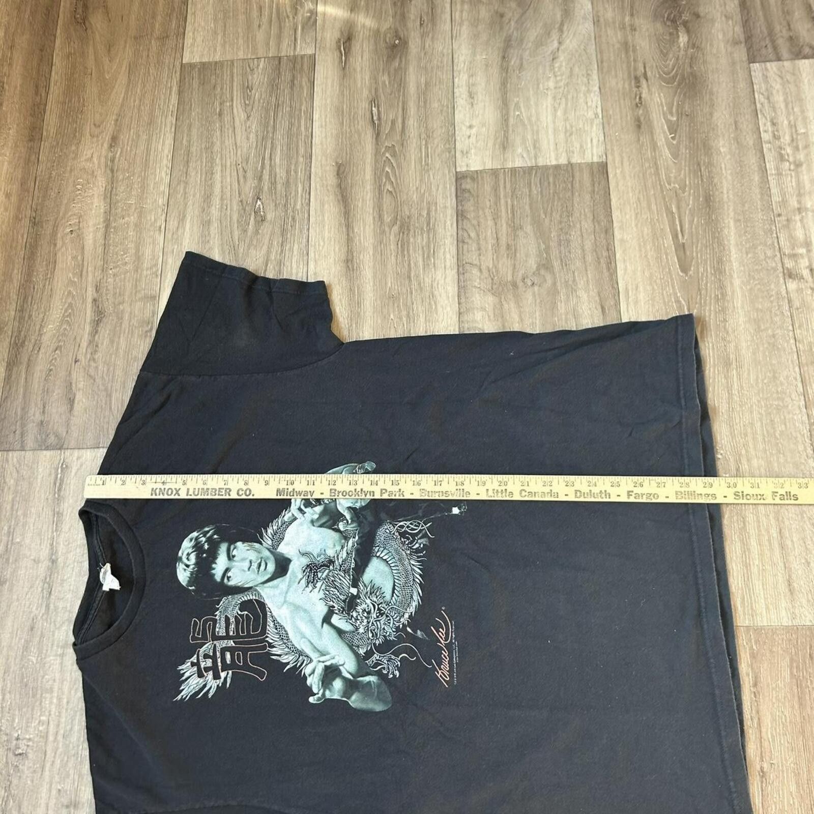 Lee Vintage Bruce Lee black t shirt Size XL kungfu karate Size US XL / EU 56 / 4 - 6 Thumbnail