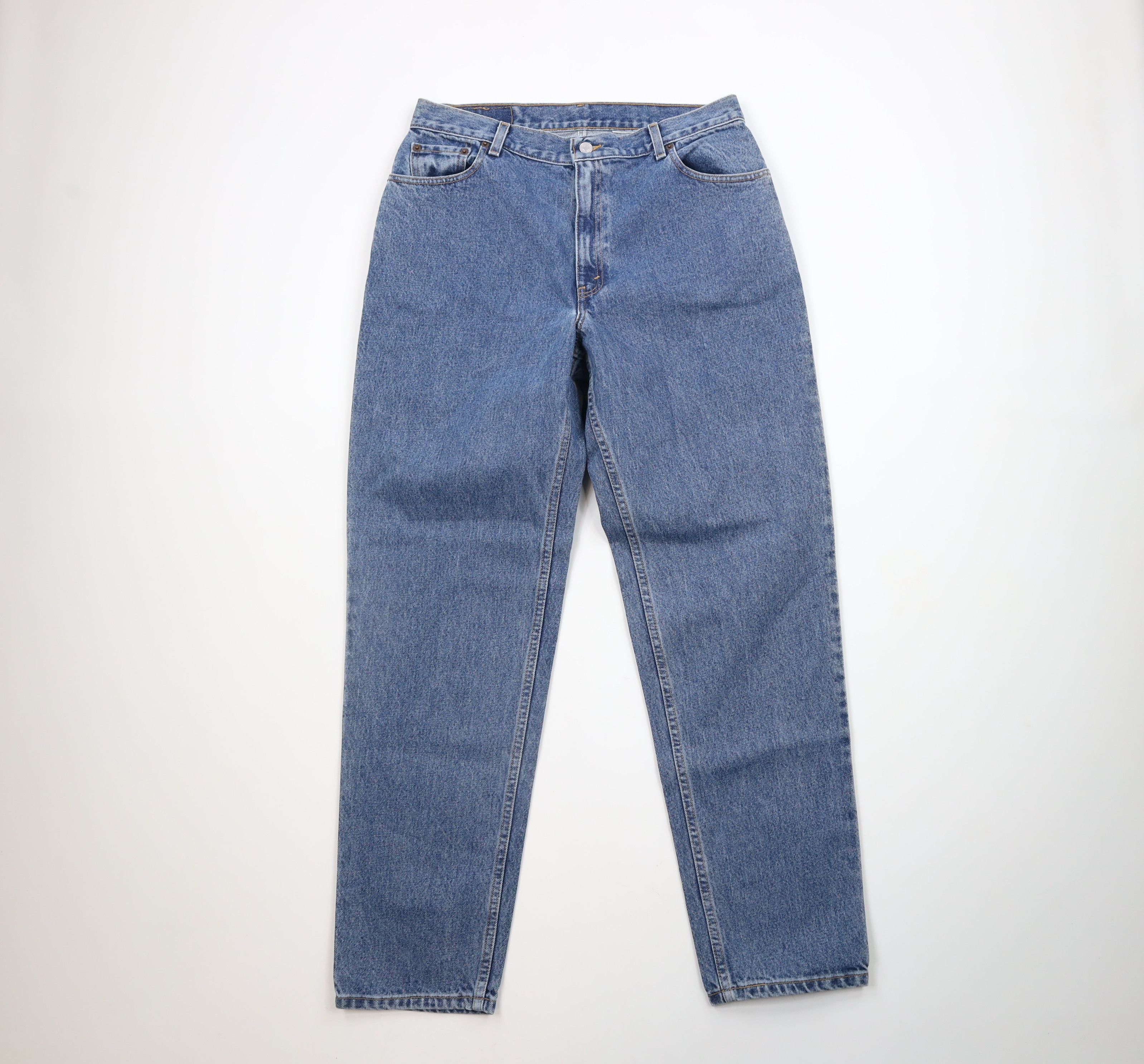 Levi's × Vintage Vintage 90s Levis 550 Fit Tapered Leg Denim Jeans Blue Size US 32 / EU 48 - 1 Thumbnail