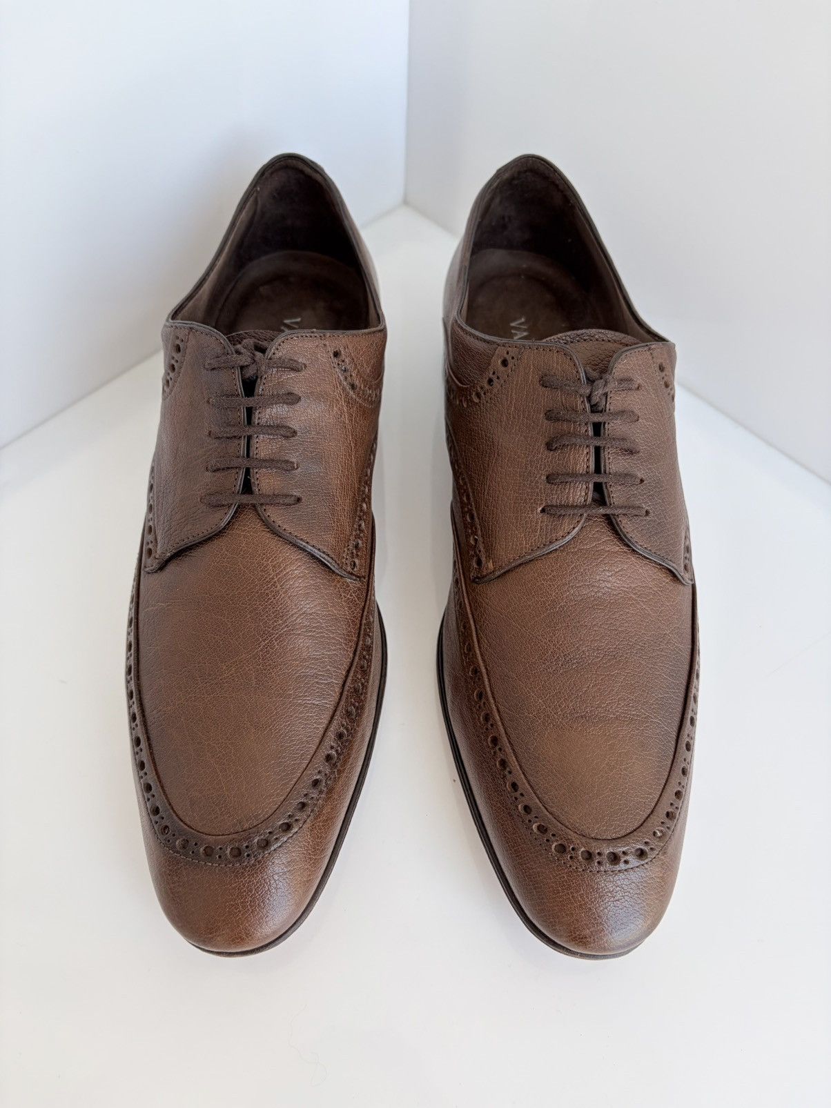 Valentino Valentino Garavani Leather Derby Wingtip Formal Casual Shoes Size US 10 / EU 43 - 3 Thumbnail