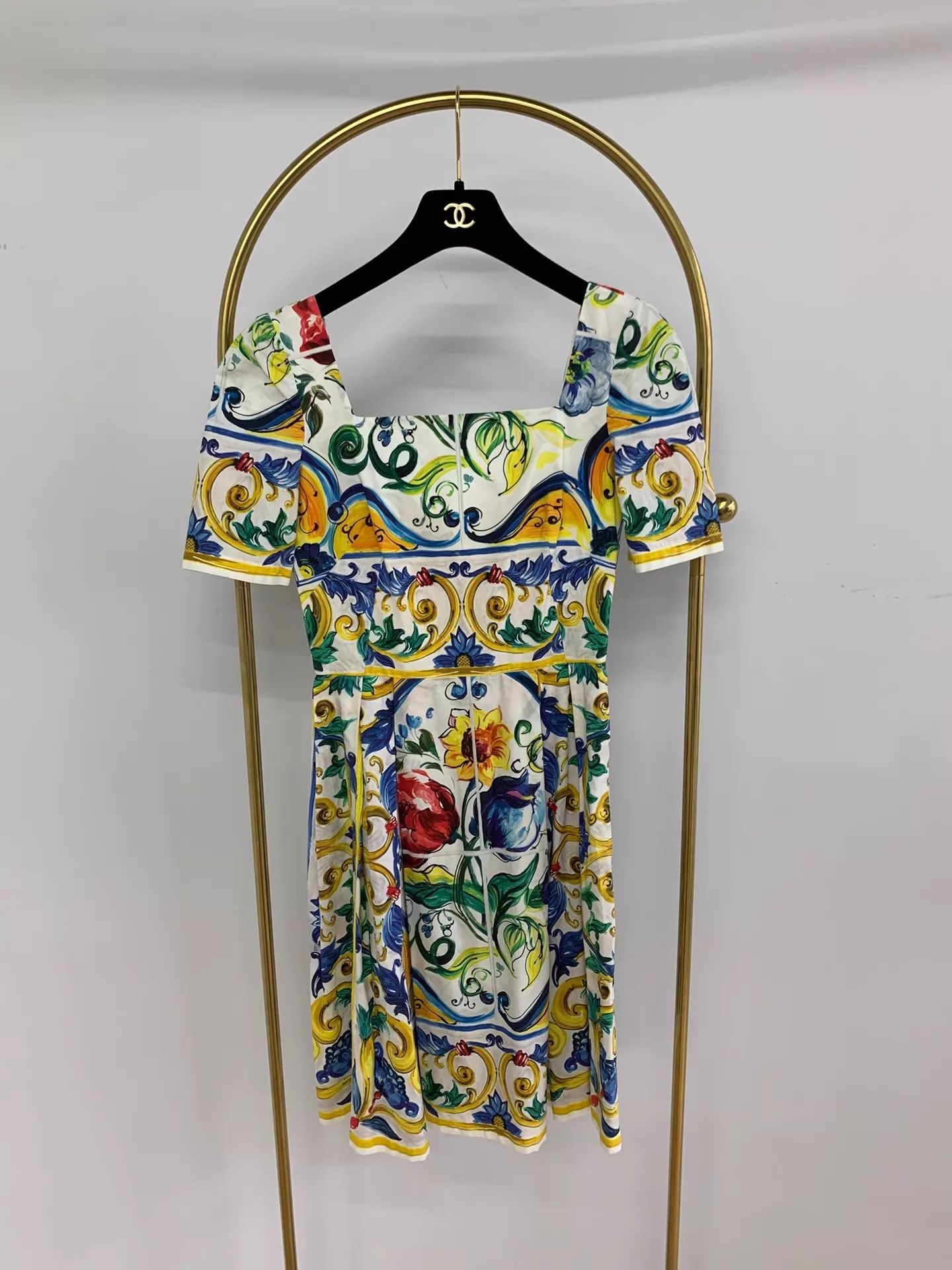 Dolce & Gabbana Dolce&Gabbana Printed Dress Women's 38 New Size XS / US 0-2 / IT 36-38 - 1 Thumbnail