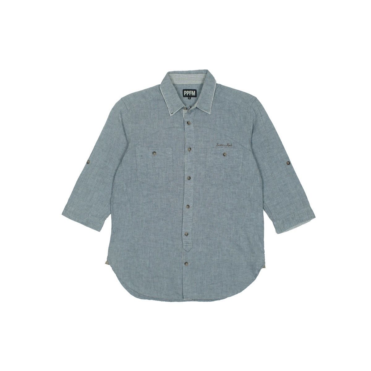 PPFM *NoTariff PPFM Skinny 3/4 Sleeve Shirt Size US M / EU 48-50 / 2 - 1 Thumbnail