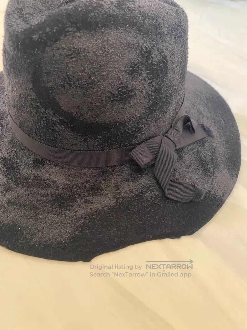 Yohji Yamamoto Yohji Yamamoto 2015 FW Show Coated Wool Top Hat Size ONE SIZE - 3 Thumbnail