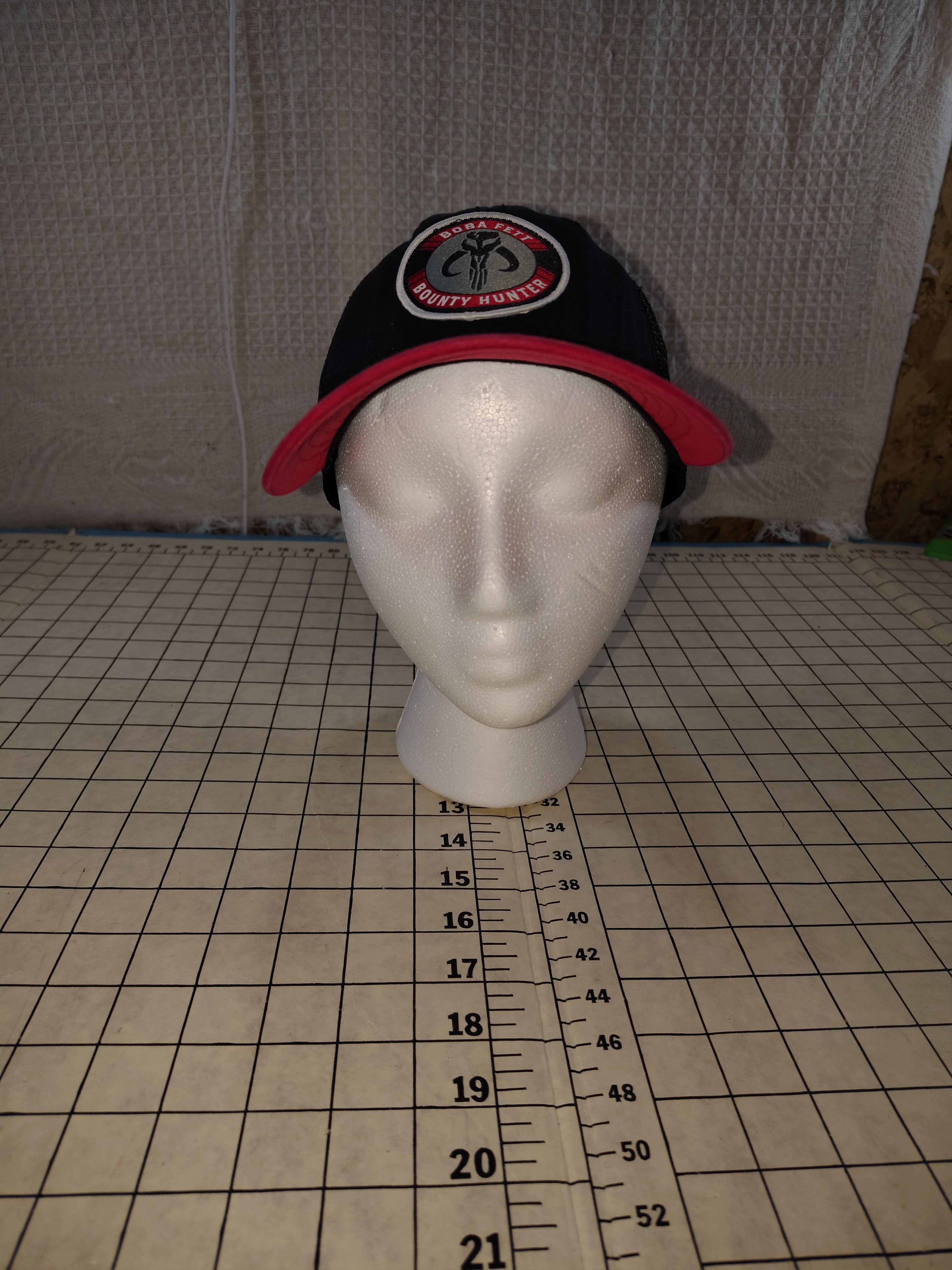 Star Wars Men's Red & Black Star Wars Boba Fett Bounty Hunter Cap Size ONE SIZE - 3 Thumbnail