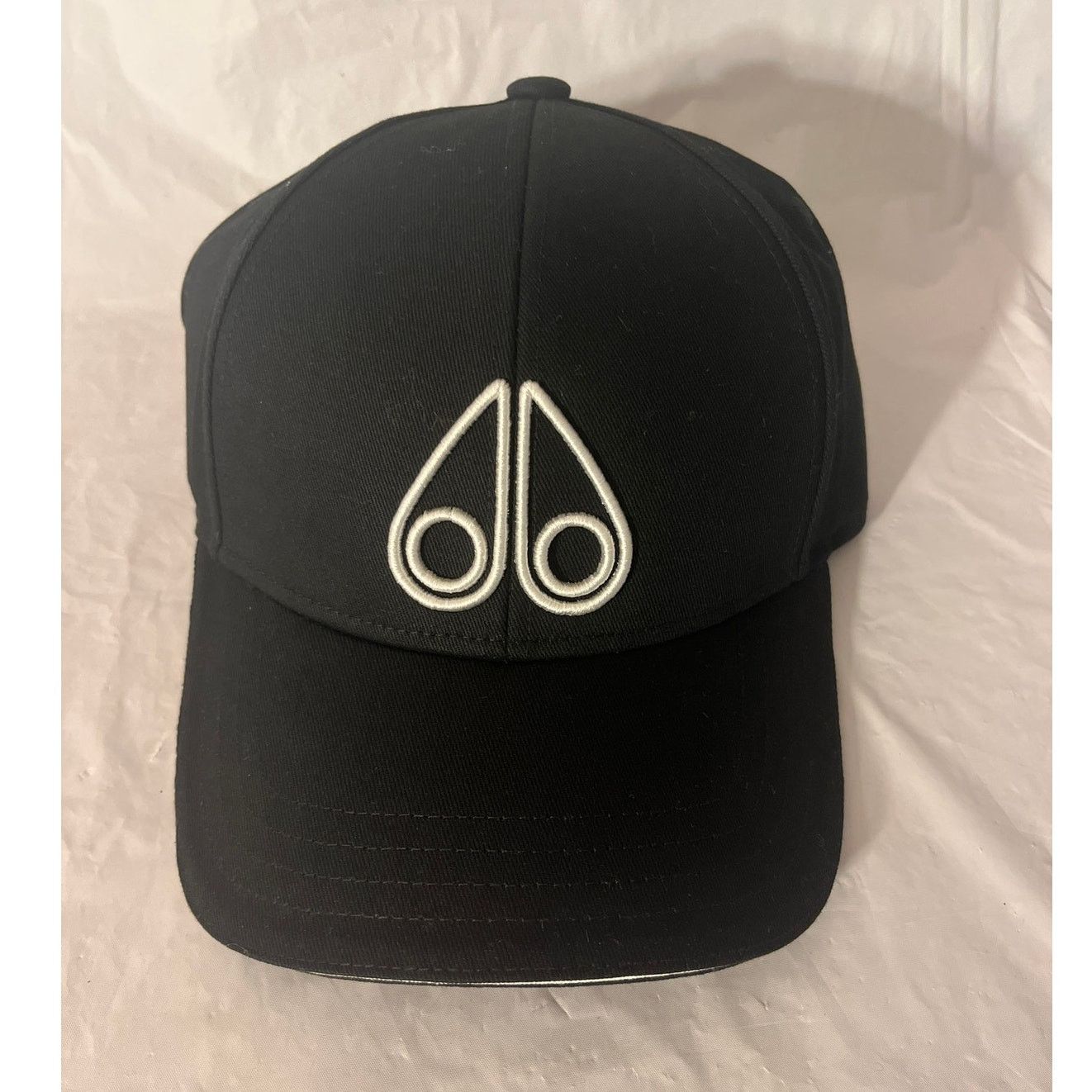 Moose Knuckles Moose Knuckles Hollow Logo Cap BLACK / 100% Cotton - OS NWT Size ONE SIZE - 3 Thumbnail