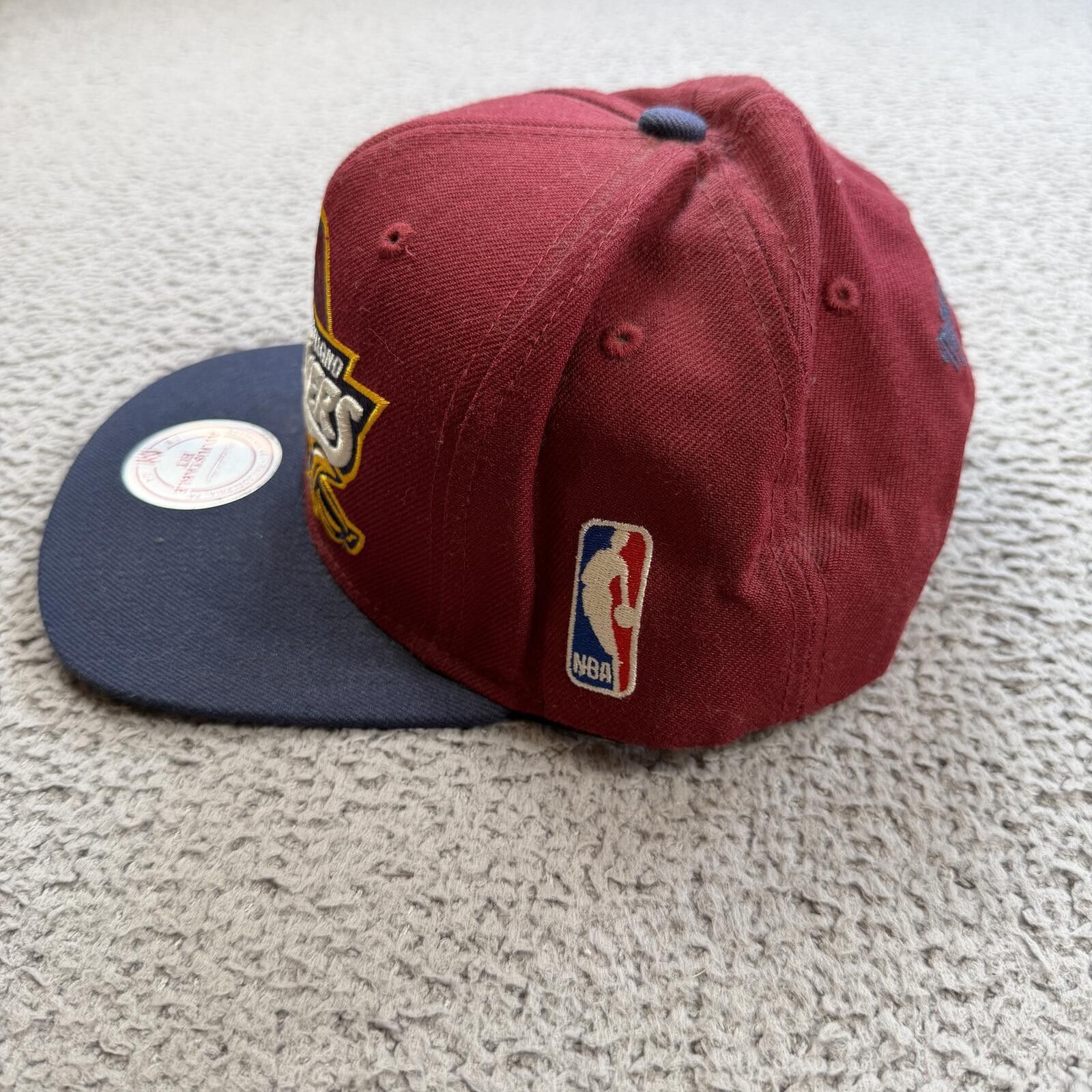 Mitchell & Ness Cleveland Cavaliers Mitchell & Ness Snapback Hat NBA Cap Size ONE SIZE - 3 Thumbnail