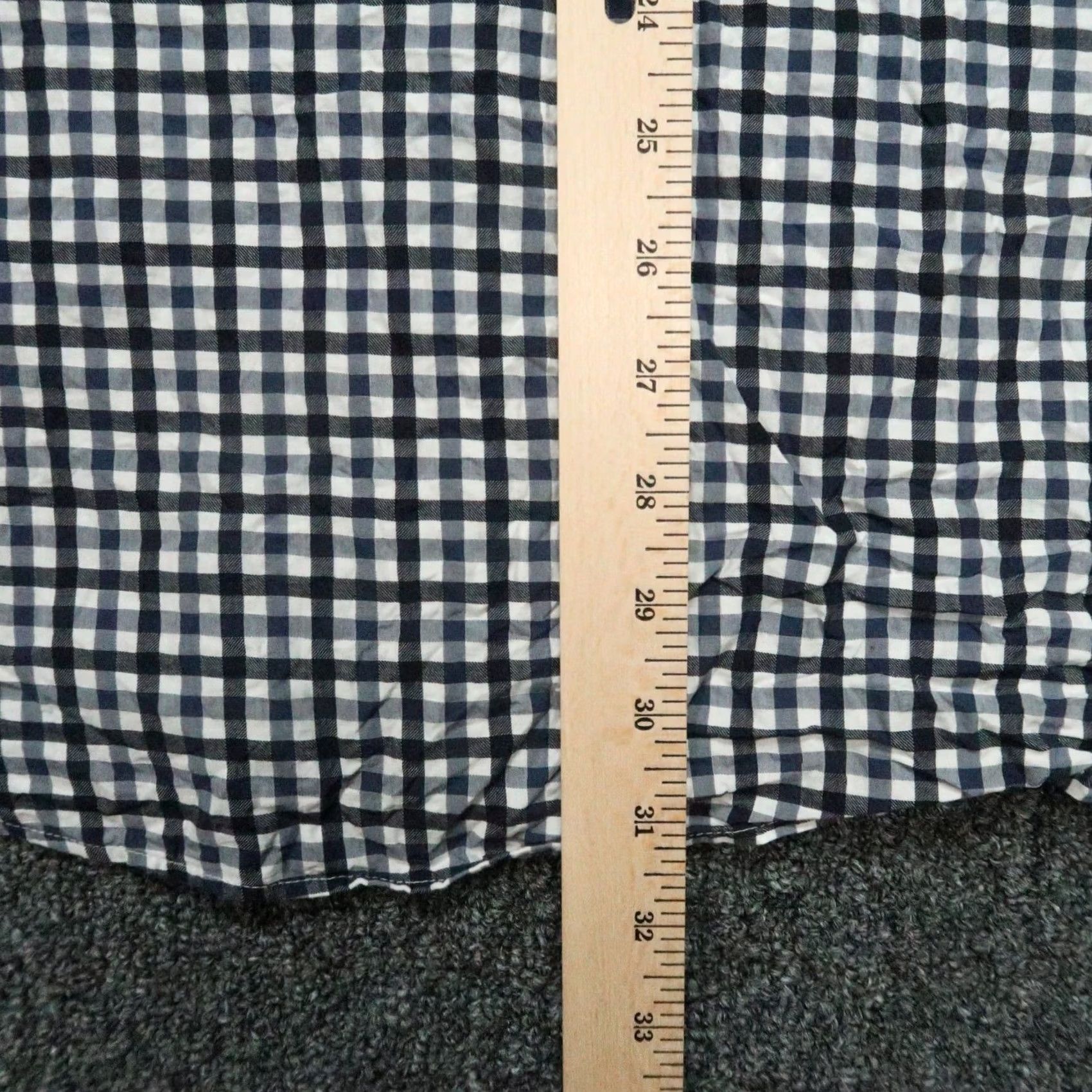 Etro ETRO Shirt Mens L White Black Blue Gingham Check Long Sleeve Button-Up Organic? (no) Size US L / EU 52-54 / 3 - 7 Thumbnail