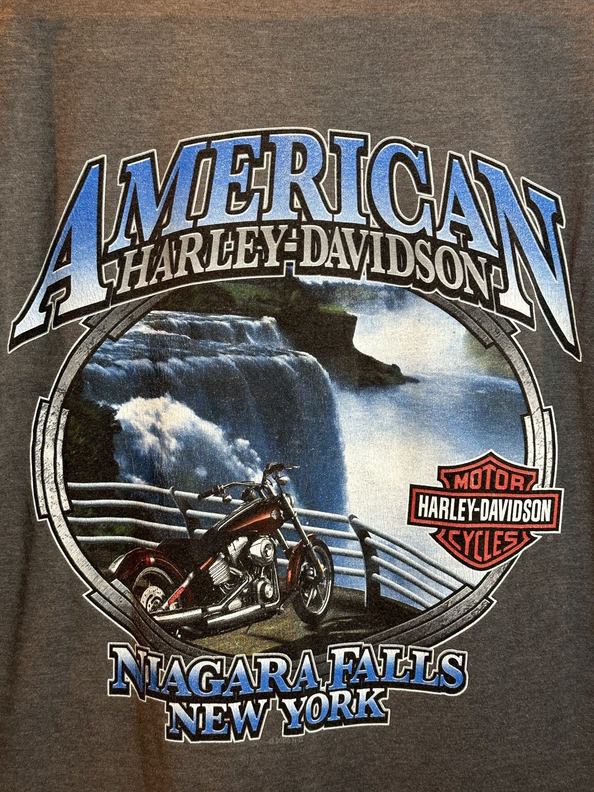 Harley Davidson *RARE* Harley Davidson Niagara Falls New York USA T-Shirt Size US L / EU 52-54 / 3 - 3 Thumbnail