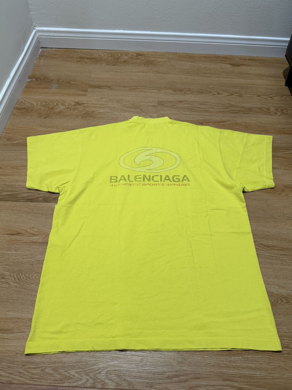 Balenciaga Balenciaga Ringer Yellow shirt Size US M / EU 48-50 / 2 - 3 Thumbnail