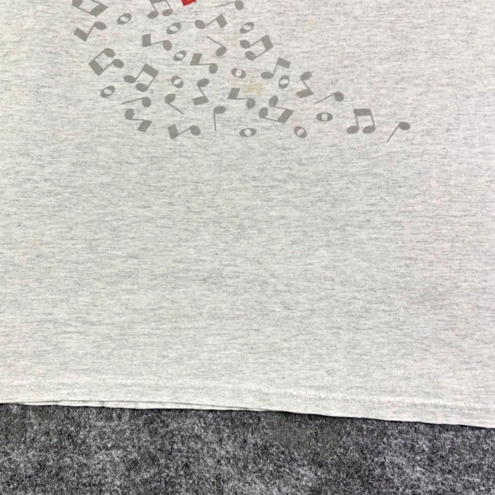 Disney VINTAGE Disney T-Shirt Gray XL Men 1990s Disney Magic Music Days Graphic Tee Short Sleeve Size US XL / EU 56 / 4 - 5 Thumbnail