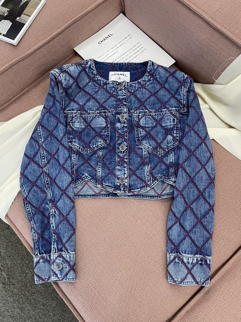 Chanel Chanel 22M Coco Beach Denim Jacket - dmc Size US M / EU 48-50 / 2 - 1 Thumbnail