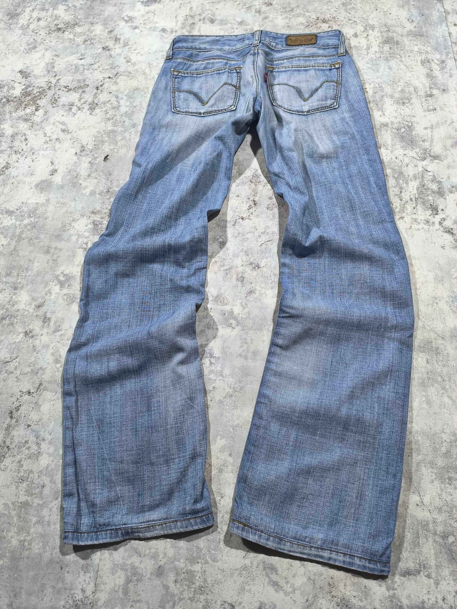 Levi's levis 570 straight lowrise wmn xs faded western Size 28" / US 6 / IT 42 - 1 Thumbnail