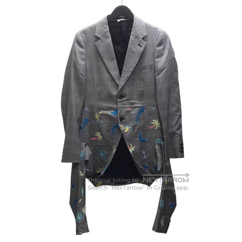 Comme des Garcons Comme des Garcons Embroidered Distortion Jacket Size US S / EU 44-46 / 1 - 2 Thumbnail