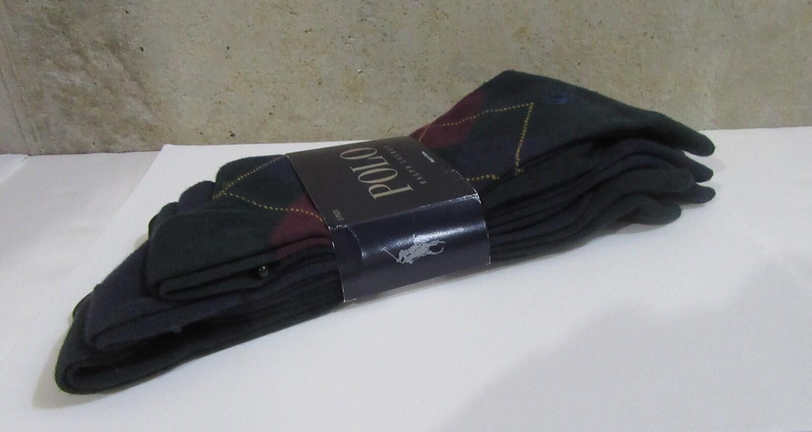 Polo Ralph Lauren Polo Ralph Lauren Mens Trouser Dress Socks 3 pack Size ONE SIZE - 3 Thumbnail