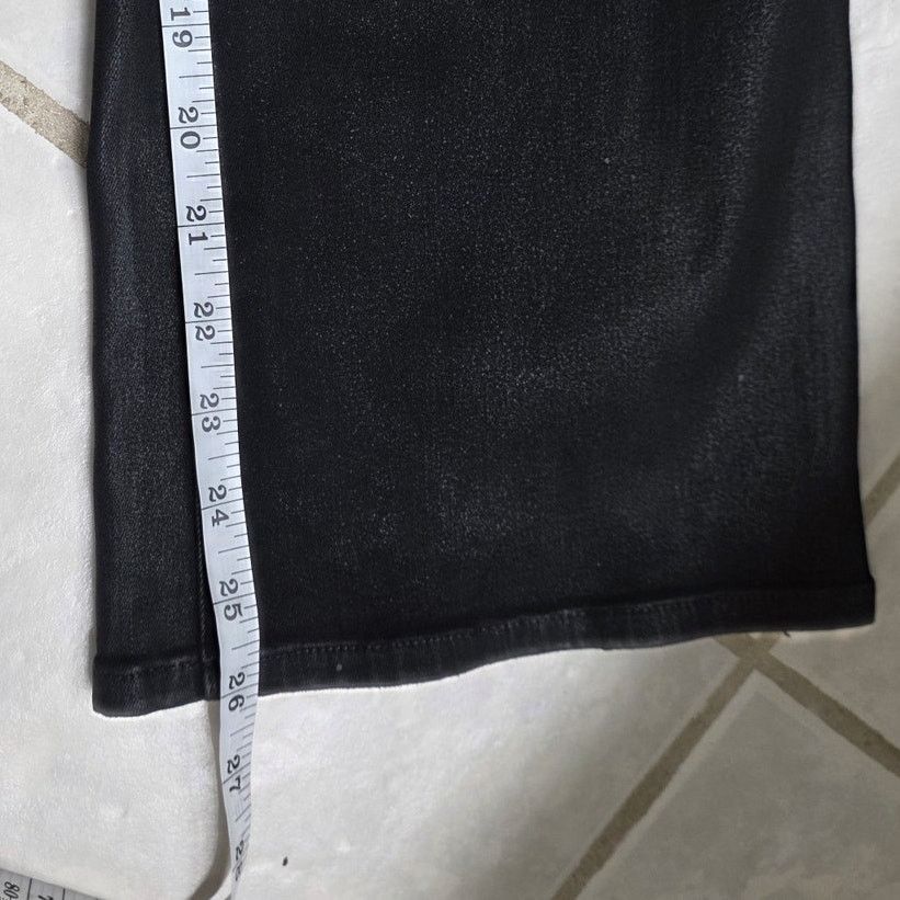Good American Good American Black Shiny Bootcut Jeggings - 14/32 Size 36" / US 14 / IT 50 - 5 Thumbnail