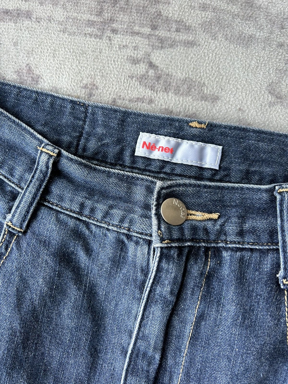 Ne-Net Issey Miyake By Ne-net Patchwork Jeans Size US 29 - 11 Thumbnail