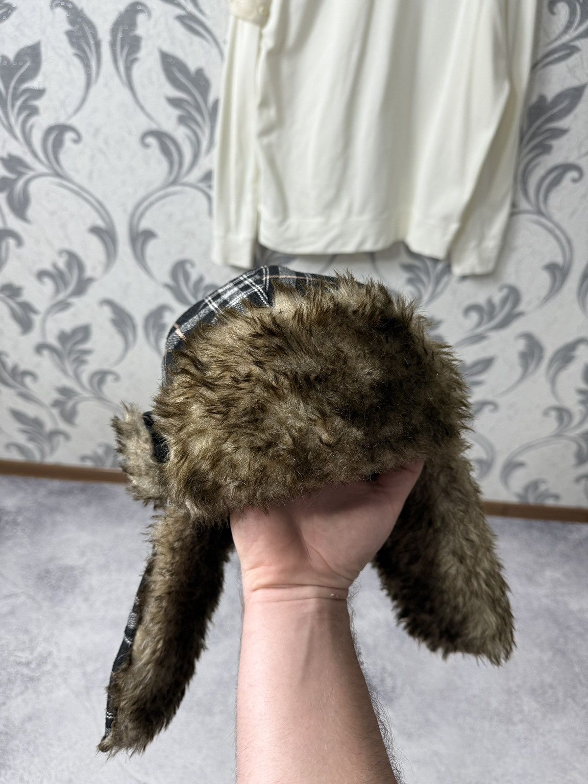 Japanese Brand Y2K Fuzzy Fur Trapper Alt Mohair Cute Hat Ushanka Size ONE SIZE - 5 Thumbnail