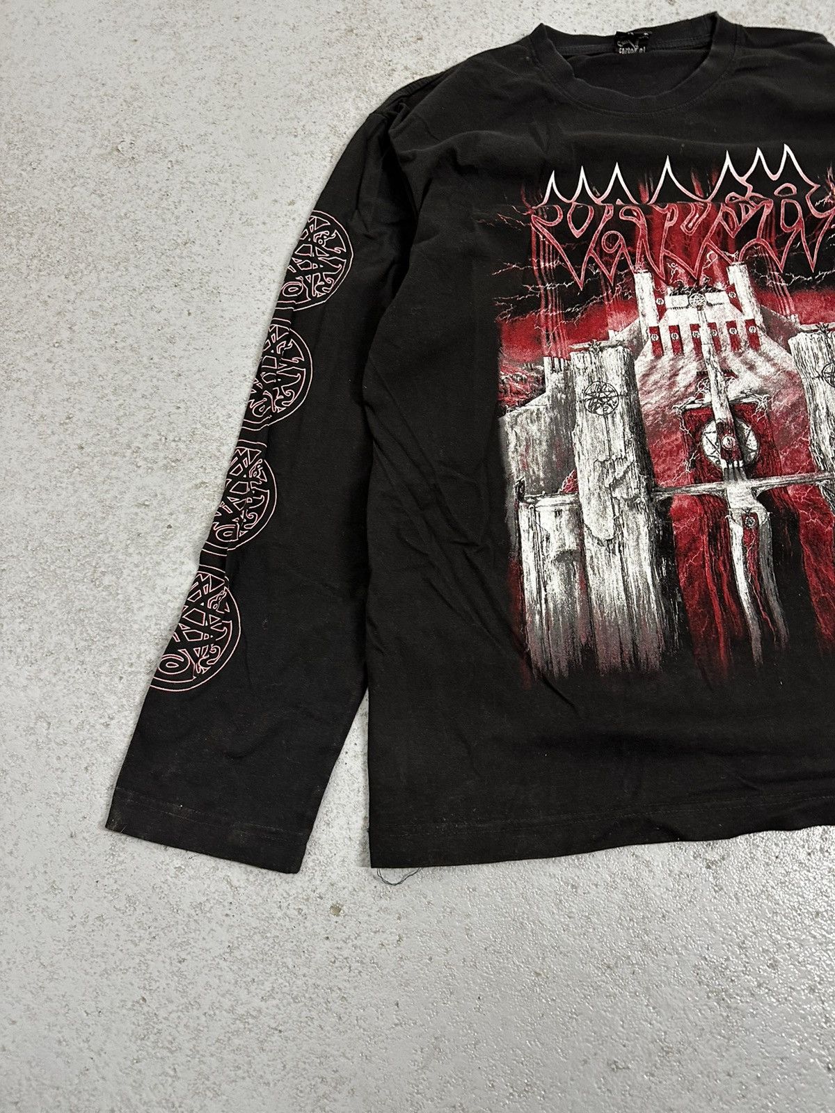 Band Tees 2011 Vader The Sign Of Hell Rock Tour Longsleeve Size US XXL / EU 58 / 5 - 5 Thumbnail