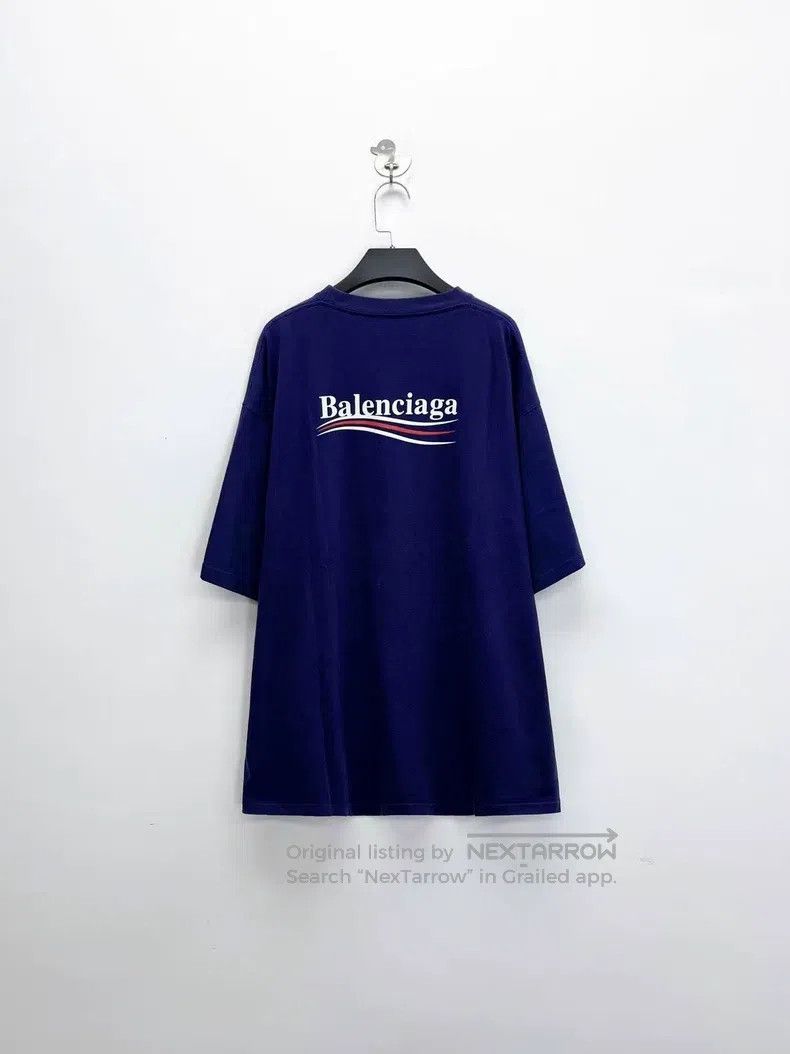 Balenciaga Balenciaga Blue and Purple Front and Back Wave Coca-Cola L Size US XXL / EU 58 / 5 - 2 Thumbnail