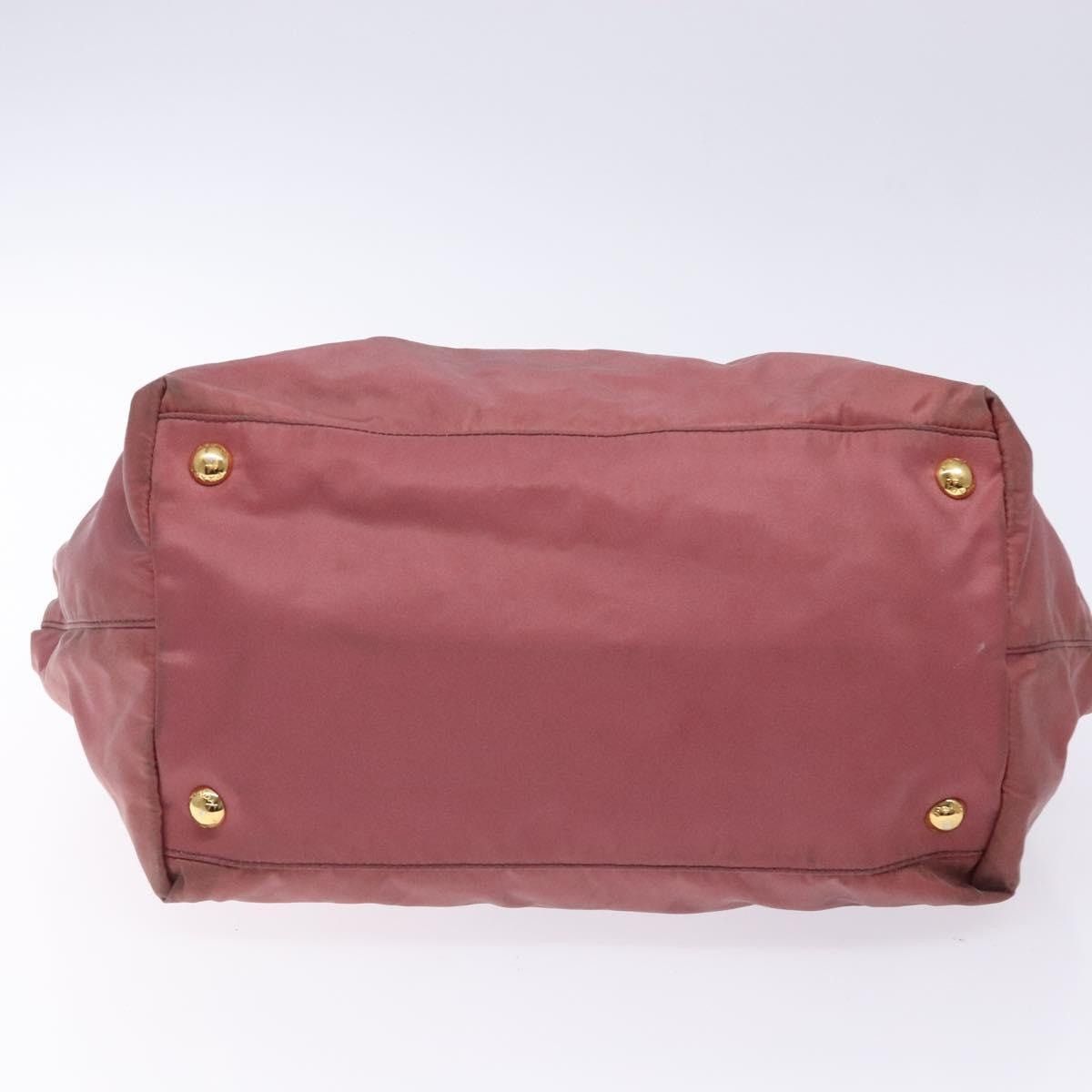 Prada PRADA Hand Bag Nylon Pink Gold Size ONE SIZE - 9 Thumbnail