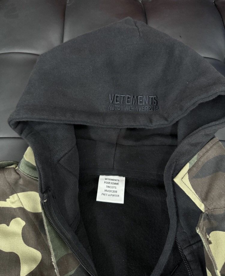 Vetements Vetements camouflage jacket hoodie Size US M / EU 48-50 / 2 - 4 Thumbnail