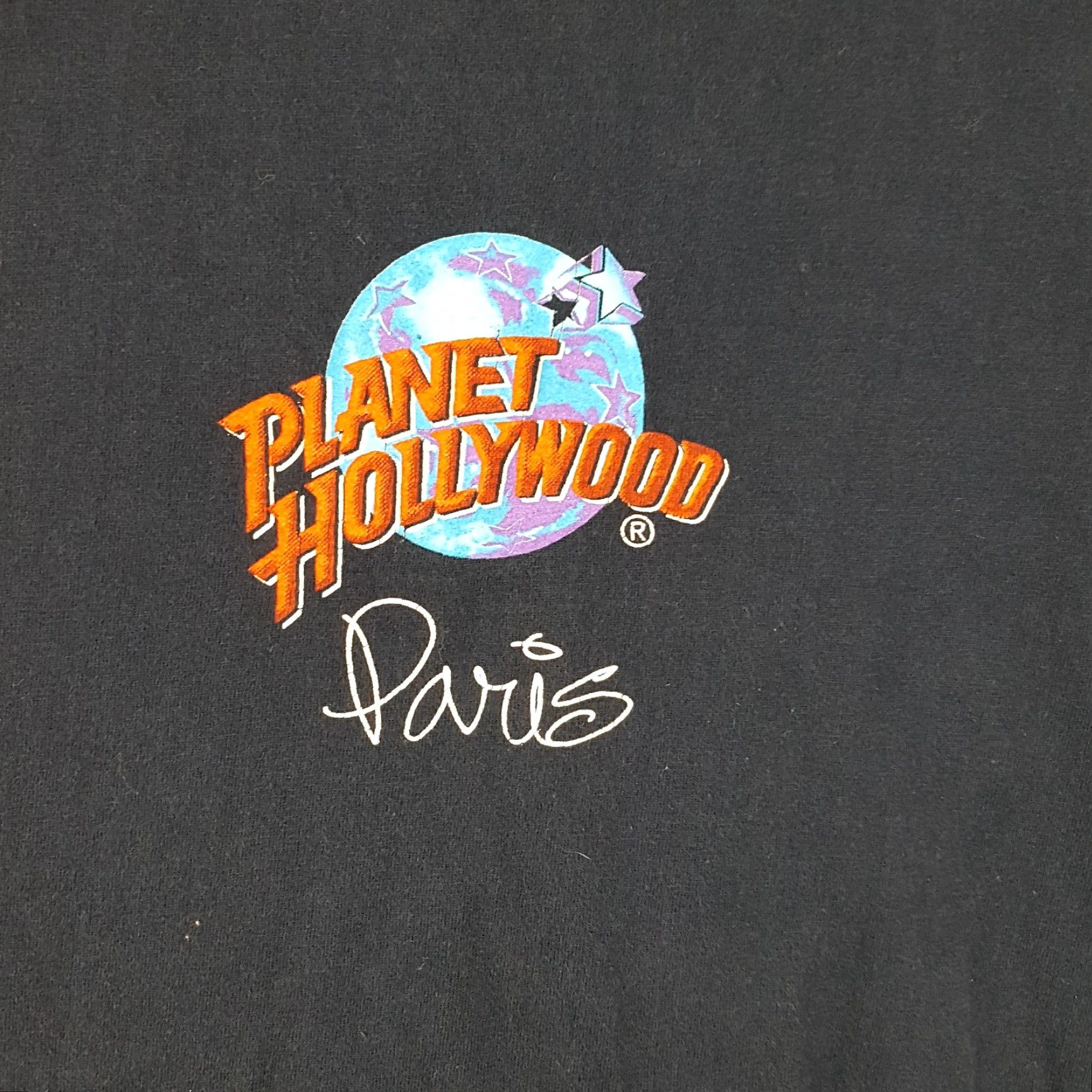 Planet Hollywood VINTAGE Planet Hollywood T-Shirt Men XL Blue 90s Y2K Movie Retro Paris Embroidered Logo QC/ Cosmetics? Size US XL / EU 56 / 4 - 3 Thumbnail