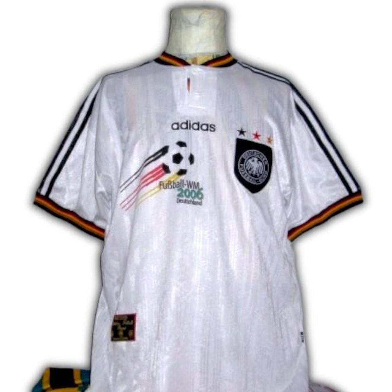 Adidas Germany 1996 1997 Home S trikot Maglia maillot Size US XL / EU 56 / 4 - 1 Thumbnail
