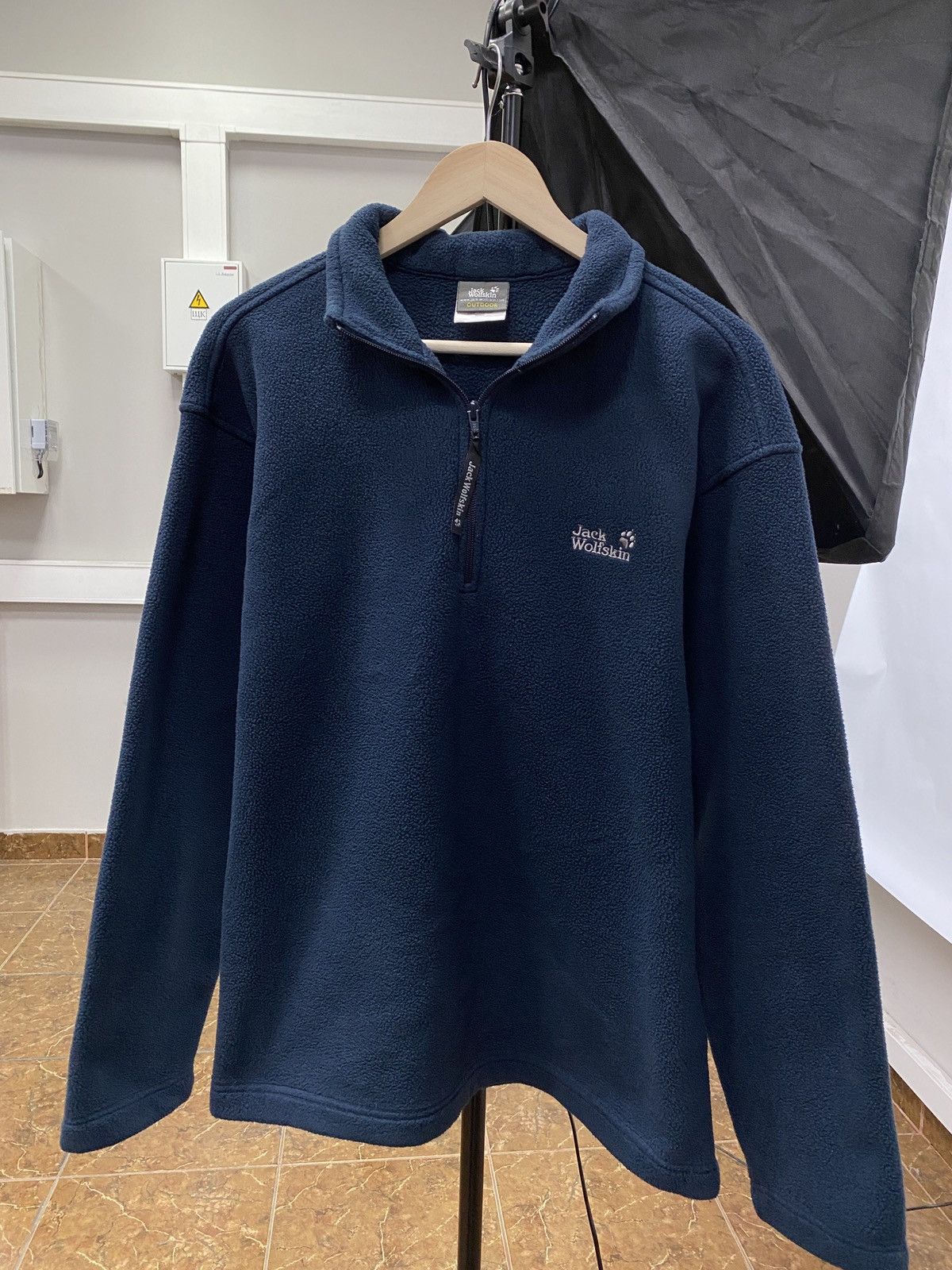 Jack Wolfskin 🧗🇺🇸 Y2K Jack Wolfskin Fleece Hoodie Rare Retro Hype Size US L / EU 52-54 / 3 - 2 Thumbnail