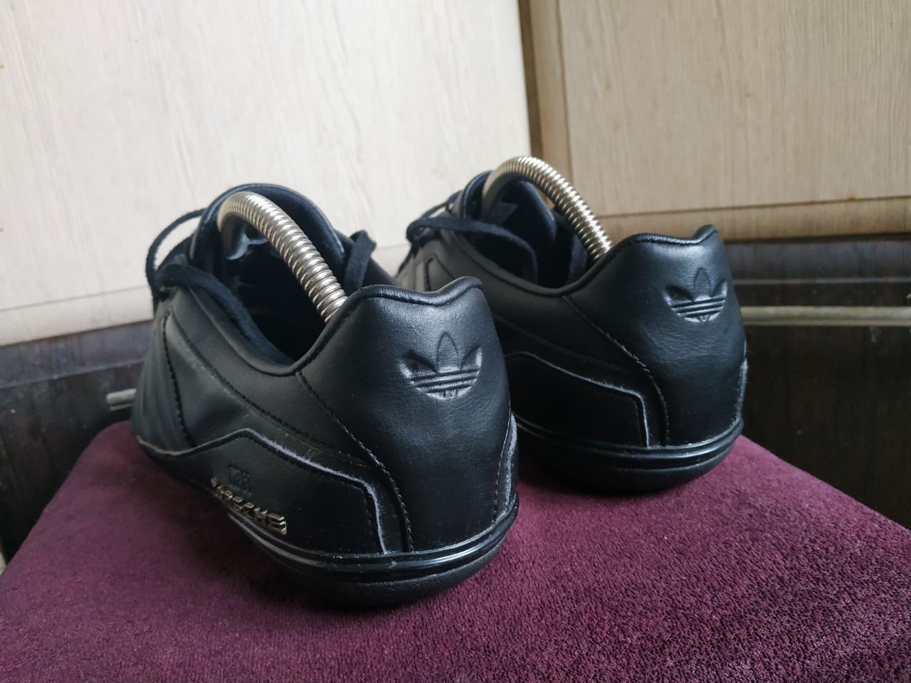 Adidas Adidas x Porsche Design Typ 64 Black Leather Sneakers Size US 9.5 / EU 42-43 - 4 Thumbnail