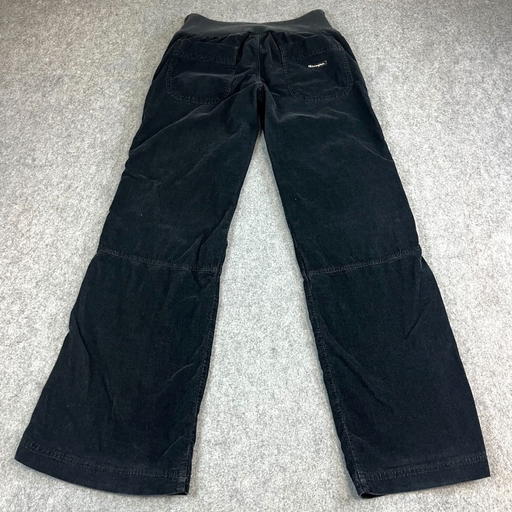 Champion Champion Jeans Men Bootcut Denim 5-Pocket L Dark Black Relaxed Regular 32in Inside Leg 32in Elasticated Waist 34in Waist - Vintage Size US 33 - 2 Thumbnail