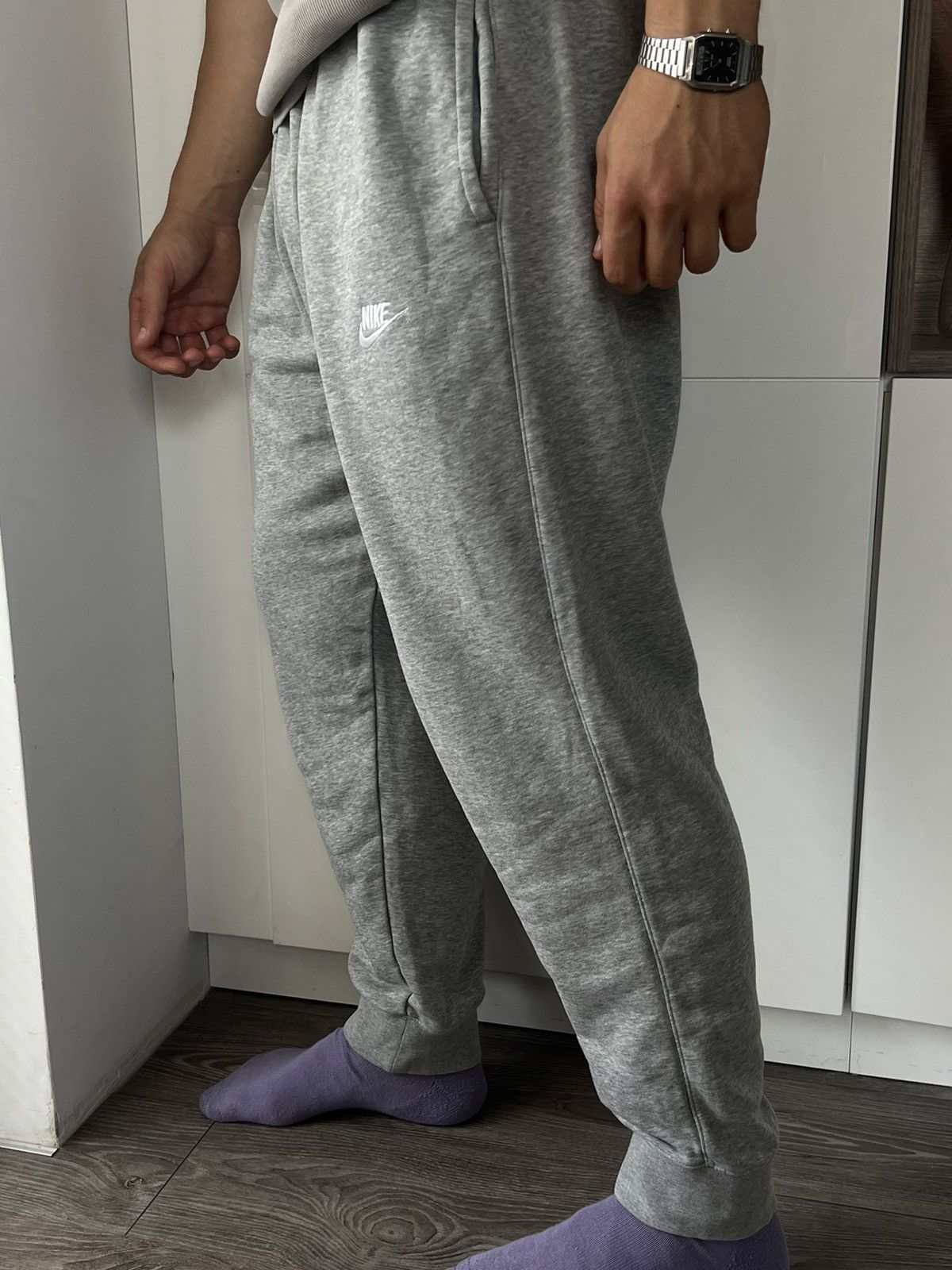 Nike ‼️Nike Classic New Collection Knit Logo Swoosh Joggers‼️ Size US 36 / EU 52 - 5 Thumbnail