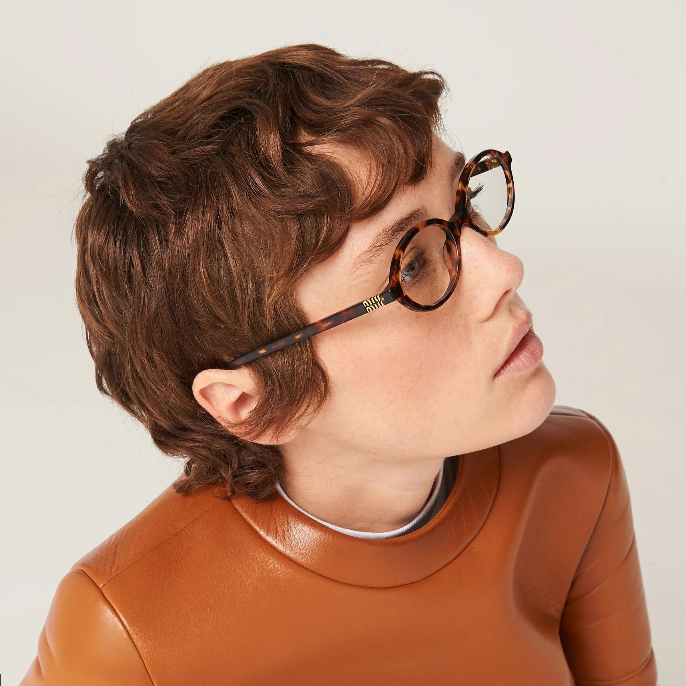Miu Miu NEW Miu Miu MU04ZS VAU08N REGARD Unisex Eyeglasses Size ONE SIZE - 9 Thumbnail