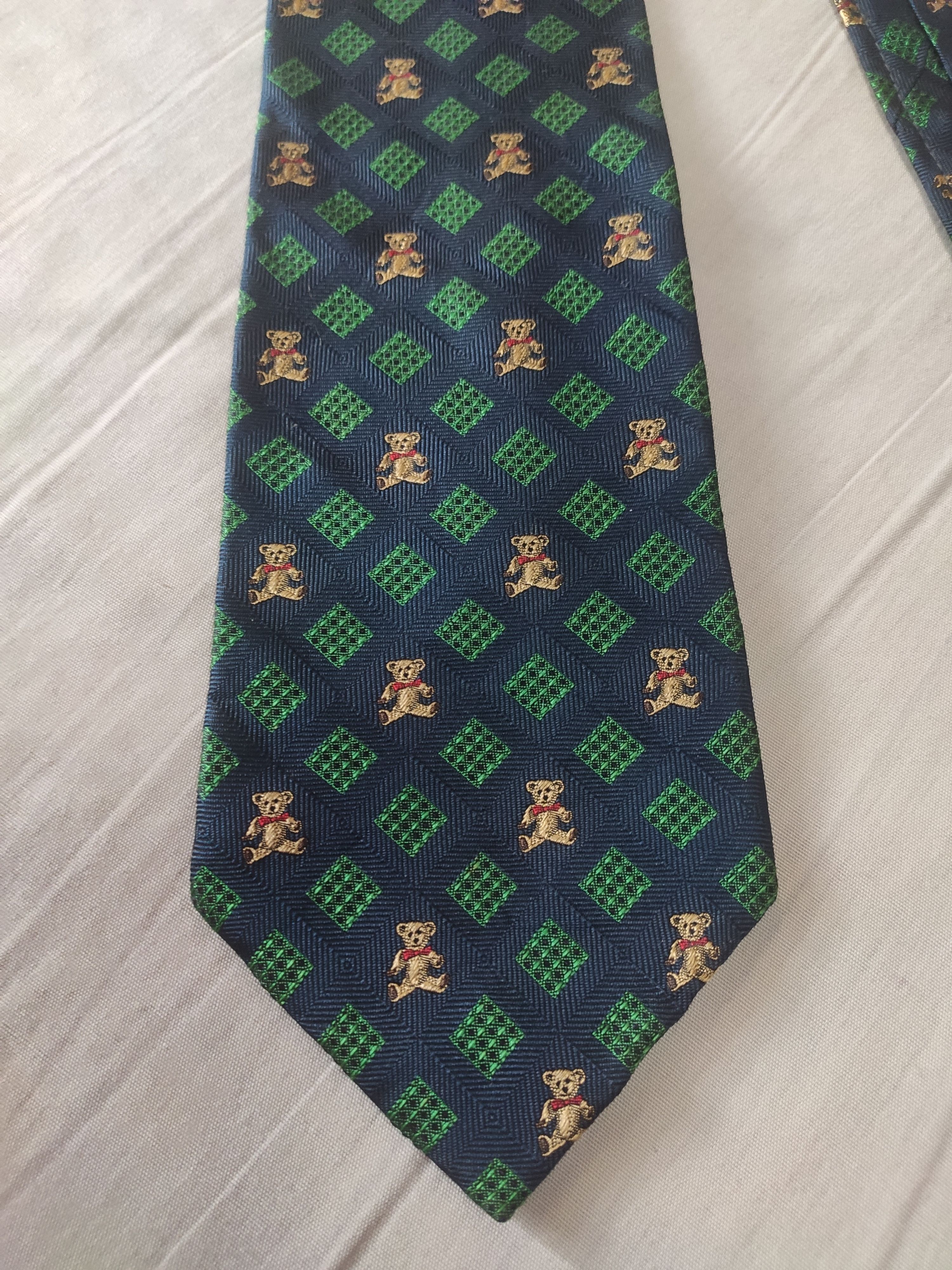 DAKS × Designer DAKS Teddy Bear Necktie / Tie Size ONE SIZE - 3 Thumbnail