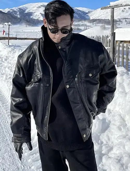 Japanese Brand Waterproof Faux Leather Oversized Zip Up Jacket Coat Size US XL / EU 56 / 4 - 6 Thumbnail