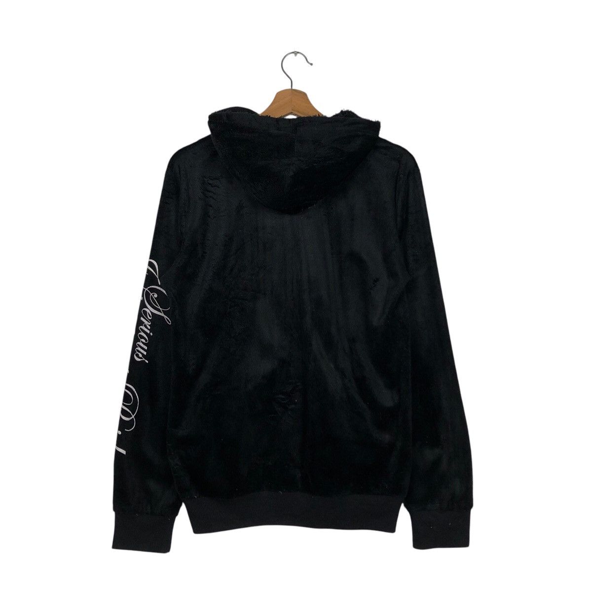 Hysteric Glamour 📌Rich Black Hoodie Zipper Jacket Spinash Punk Design Size US L / EU 52-54 / 3 - 9 Thumbnail