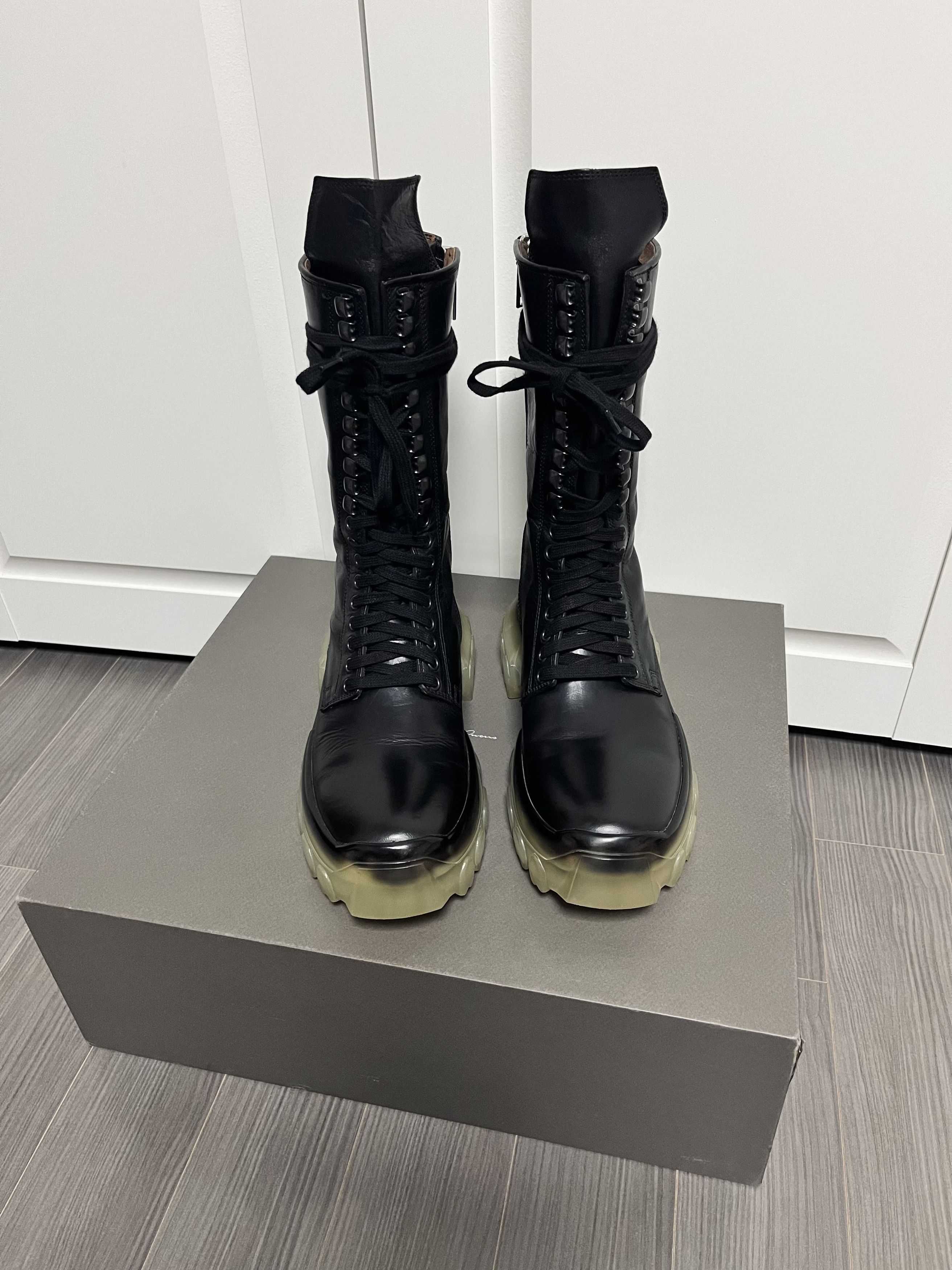 Rick Owens SISYPHUS OFF-THE-RUNWAY TRACTOR BOOTS Size US 6.5 / EU 39-40 - 4 Thumbnail