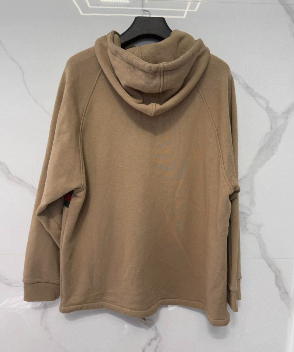 Gucci Gucci Brown Logo Print Hooded Sweatshirt Size US L / EU 52-54 / 3 - 2 Thumbnail