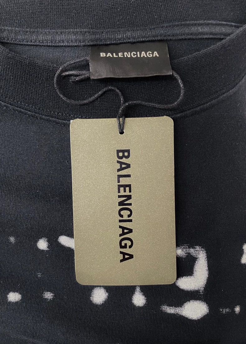 Balenciaga Balenciaga Logo Letter Printed Crew Neck Short Sleeve T-Sh Size US M / EU 48-50 / 2 - 5 Thumbnail