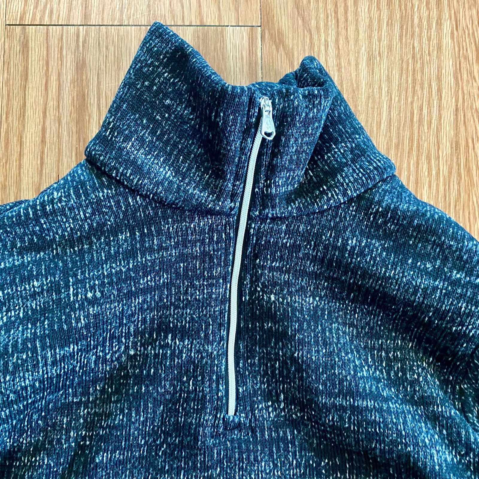 Spyder Spyder Heathered Black Fleece Half Zip Pullover Womens Small Size S / US 4 / IT 40 - 3 Thumbnail