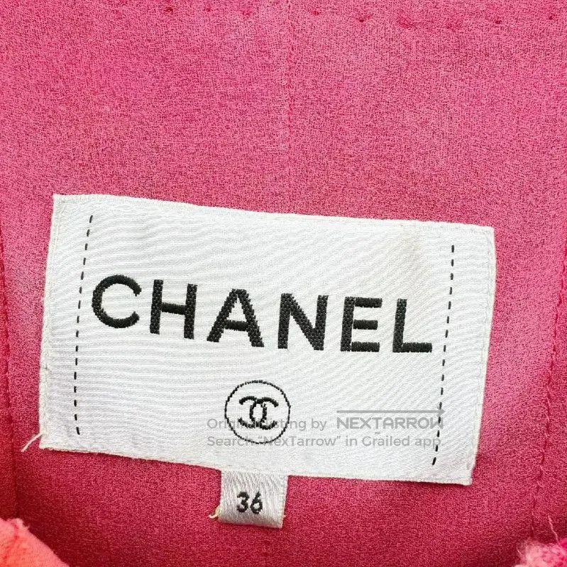 Chanel Chanel Wool Winter Coat in Pink . Size M / US 6-8 / IT 42-44 - 3 Thumbnail