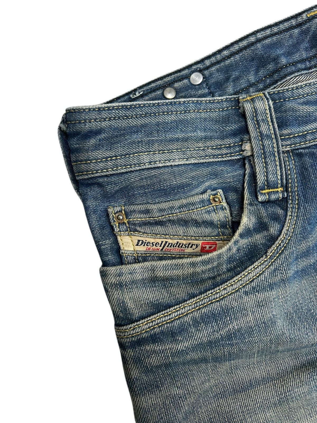 Diesel Diesel Trojan Jean Mud Washed Distressed Straight Cut Size US 30 / EU 46 - 7 Thumbnail
