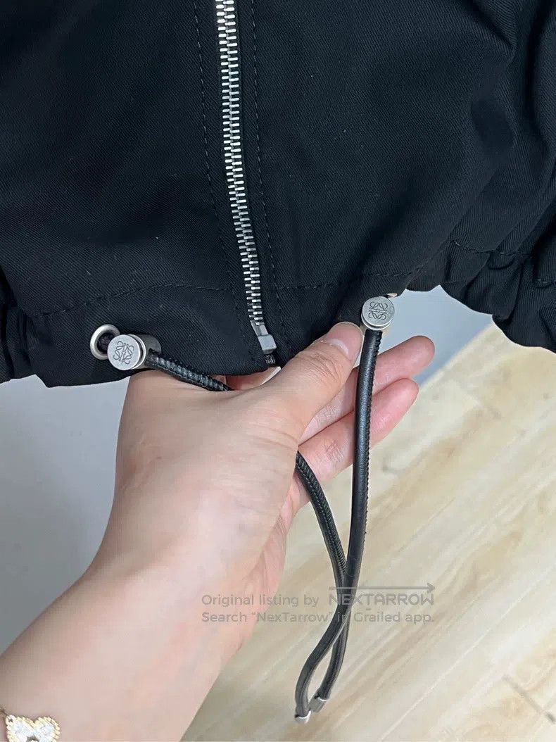 Loewe Loewe Black Balloon Jacket - Long Sleeve - Mid-Length - Al Size XS / US 0-2 / IT 36-38 - 4 Thumbnail
