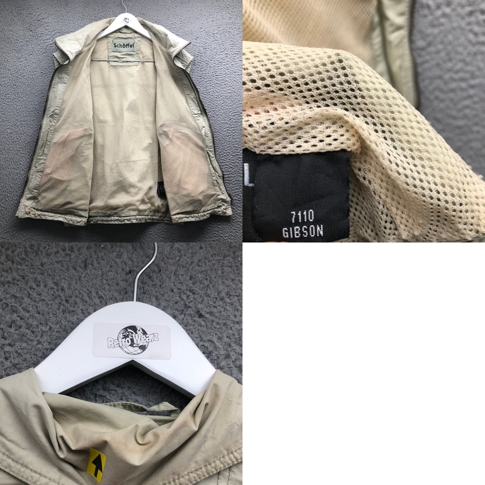 Vintage VINTAGE Schöffel Gibson 7110 Gilet Utility Vest Jacket Mens XL Beige Size US XL / EU 56 / 4 - 8 Thumbnail