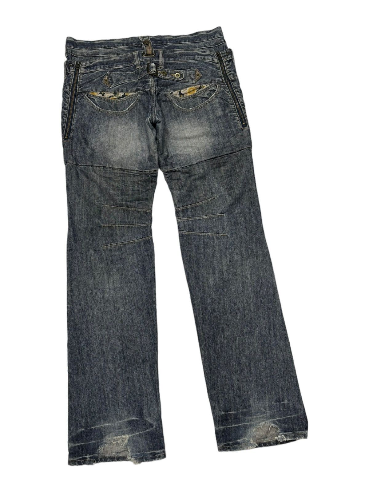 Vintage 2000s PPFM Layered Denim Jeans Size W32