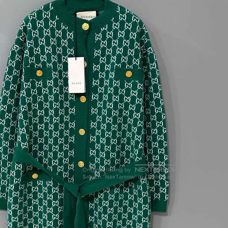 Gucci Gucci Full-print old-fashioned tweed coat Size S / US 4 / IT 40 - 2 Thumbnail
