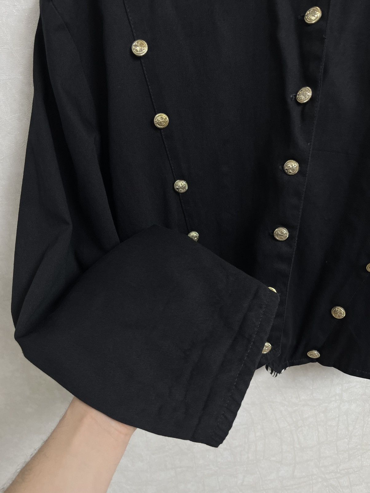 Hysteric Glamour × Undercover 00s Napoleon Military Cropped Jacket Coat PPFM LGB Vibe Size US S / EU 44-46 / 1 - 5 Thumbnail